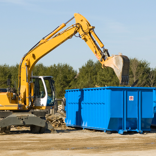 what happens if the residential dumpster is damaged or stolen during rental in Martin County Minnesota